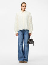 Pieces Pina paita - valkoinen - naisten muoti - paidat ja puserot - lifestyle - IHANA Store