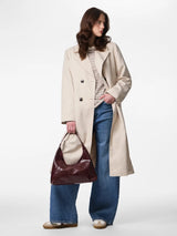 Pieces Scarlett trenssitakki - beige - naisten takit - naisten vaatteet - muoti - lifestyle - IHANA Store - kotimainen verkkokauppa