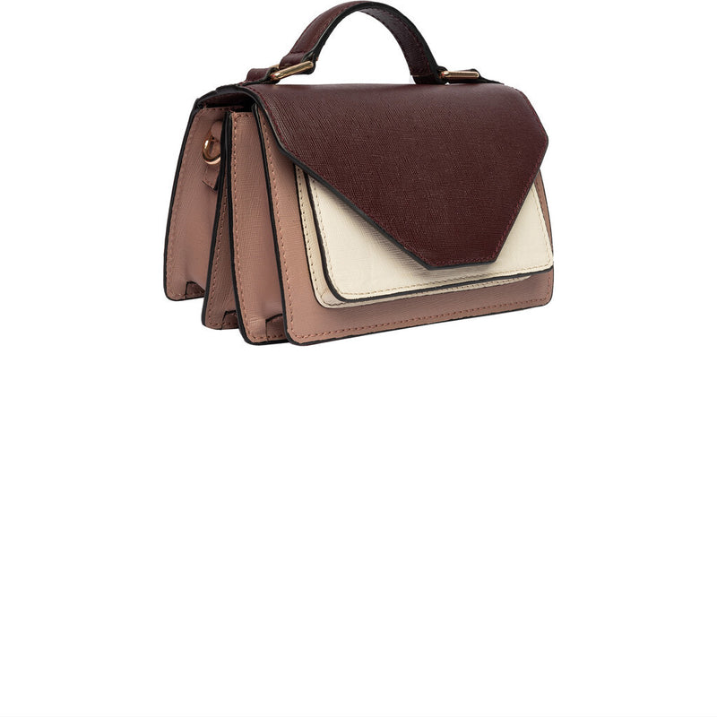 Re:Designed nahkalaukku - viininpunainen  - naisten laukut - olkalaukku - käsilaukku - naisten pukeutuminen - IHANA Store 