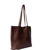 Re:Designed Marlo shopper-laukku - tummanruskea - nahkalaukut - Naisten asusteet - IHANA Store - lifestyle - kotimainen verkkokauppa