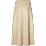 Rue de Femme Aledra hame - beige - hameet - keinonahkahameet - ekonahka - naisten muoti - lifestyle - IHANA Store - kotimainen verkkokauppa