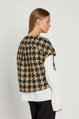 Rue de Femme Hika jakku - beige musta - naisten jakut - muoti - lifestyle - IHANA Store