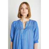 Rue de Femme Nayla mekko - sininen - tunikamekko - mekot - naisten vaatteet - IHANA Store - lifestylemyymälä - kotimainen verkkokauppa