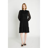 Rue de Femme Sigrida mekko - musta - sifonkimekko - juhlamekot - naisten muoti - lifestyle - IHANA Store