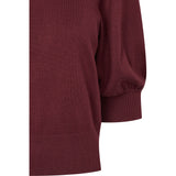 Rue de Femme Softy Sorrel neule - viininpunainen - naisten muoti  - vaatteet - pukeutuminen - lifestyle - IHANA Store