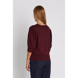 Rue de Femme Softy Sorrel neule - viininpunainen - naisten muoti  - vaatteet - pukeutuminen - lifestyle - IHANA Store