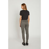 Rue de Femme Columbine housut - musta - kuvioitu - ruskea - naisten vaatteet - alaosat - joustavat housut - IHANA Store