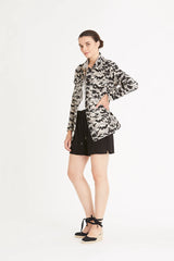 Rue de Femme Manu takki - camokuvioitu - musta - beige - naisten takit ja jakut - naisten vaatteet - IHANA Store - lifestylemyymälä - verkkokauppa
