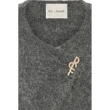 Rue de Femme Yana neuleliivi - harmaa - naisten muoti - syyspukeutuminen - lifestyle - IHANA Store - kotimainen verkkokauppa
