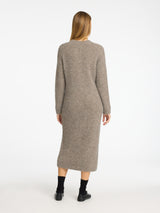 Selected Femme Gabella neulemekko - beige - naisten vaatteet - mekot - IHANA Store