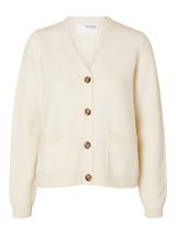 Selected Femme Ana neuletakki - luonnonvalkoinen - naisten vaatteet - yläosa - neuletakki - villatakki - IHANA Store