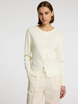 Selected Femme Calo neuletakki - luonnonvalkoinen - naisten muoti - naisten neuletakit - IHANA Store