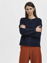 Selected Femme Lulu neuletakki - sininen - Neuleet ja neuletakit - Yläosat - Naisten vaatteet - IHANA Store - lifestyle