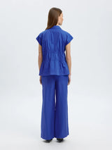 Selected Ally pusero - sininen - naisten paidat - pukeutumispaidat - muoti - verkkokauppa - IHANA Store