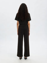 Selected Anja housut - ruskea glitter - naisten housut - naisten muoti - juhlahousut - lifestylemyymälä - IHANA Store - kotimainen verkkokauppa