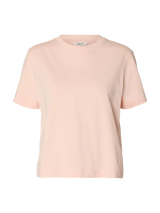 Selected Essential boxy t-paita - pyöreä kaula-aukko - t-paita - boxy - valkoinen - naisten vaatteet - IHANA Store - lifestyle - kotimainen verkkokauppa