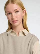 Selected Femme Rita kotelomekko - beige - naisten mekot - muoti - lifestyle - IHANA Store