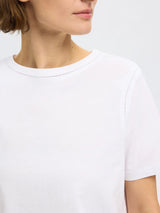 Selected Femme Assia t-paita - valkoinen - naisten muoti - naisten t-paita - pukeutuminen - kesävaatteet - lifestyle - IHANA Store