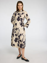 Selected Femme Aviana kietaisumekko - vaalea kuvioitu - naisten muoti - vaatteet - lifestyle - IHANA Store