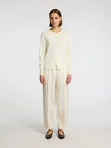 Selected Femme Calo neuletakki - luonnonvalkoinen - naisten muoti - naisten neuletakit - IHANA Stor