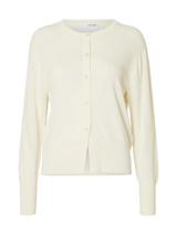 Selected Femme Calo neuletakki - luonnonvalkoinen - naisten muoti - naisten neuletakit - IHANA Store