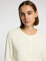 Selected Femme Calo neuletakki - luonnonvalkoinen - naisten muoti - naisten neuletakit - IHANA Stor