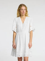 Selected Femme Dahlia mekko - valkoinen - naisten muoti - vaatteet - lifestyle - IHANA Store