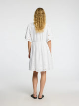 Selected Femme Dahlia mekko - valkoinen - naisten muoti - vaatteet - lifestyle - IHANA Store