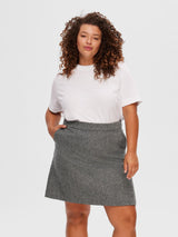 Selected Femme Essential t-paita - pyöreä kaula-aukko - t-paita - boxy - valkoinen - naisten vaatteet - IHANA Store - lifestyle - verkkokauppa