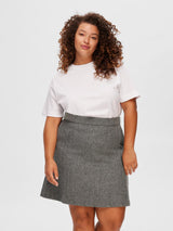 Selected Femme Essential t-paita - pyöreä kaula-aukko - t-paita - boxy - valkoinen - naisten vaatteet - IHANA Store - lifestyle - verkkokauppa