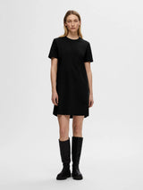 Selected Femme Essential mekko - musta - naisten trikoomekot - muoti - lifestyle - IHANA Store
