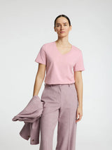 Selected Femme Essential t-paita - roosa - naisten vaatteet - muoti - lifestyle - IHANA Store