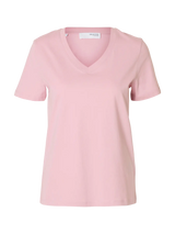 Selected Femme Essential t-paita - roosa - naisten vaatteet - muoti - lifestyle - IHANA Store