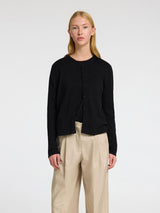 Selected Femme Laura neuletakki - musta - naisten neuletakit - naisten muoti - lifestylemyymälä - IHANA Store