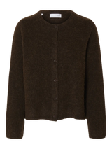 Selected Femme Lulu New neuletakki - ruskea - naisten muoti - lifestyle - IHANA Store