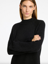 Selected Femme Lulu neulemekko - musta - naisten vaatteet - neulemekko- villamekko - IHANA Store