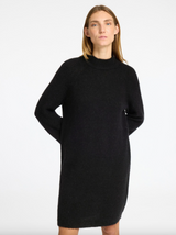 Selected Femme Lulu neulemekko - musta - naisten vaatteet - neulemekko- villamekko - IHANA Store