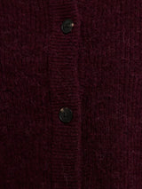 Selected Femme Lulu neuletakki - viininpunainen - neuleet ja neuletakit - yläosat - Naisten vaatteet - IHANA Store - lifestyle