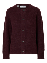 Selected Femme Lulu neuletakki - viininpunainen - neuleet ja neuletakit - yläosat - Naisten vaatteet - IHANA Store - lifestyle