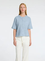 Selected Femme Lulu lyhythihainen neuletakki - vaaleansininen - neuleet ja neuletakit - yläosat - Naisten vaatteet - IHANA Store - lifestyle