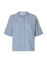 Selected Femme Lulu lyhythihainen neuletakki - vaaleansininen - neuleet ja neuletakit - yläosat - Naisten vaatteet - IHANA Store - lifestyle