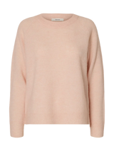 Selected Lulu o-aukkoinen neule - roosa - naisten neuleet - muoti . pukeutuminen - lifestyle -IHANA Store