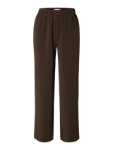 Selected Tenny collegehousut - ruskea - naisten housut - naisten muoti - lifestylemyymälä - IHANA Store