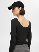SelectedFemme Manja paita - musta - naisten trikoopaidat - naisten vaatteet - IHANA Store