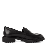 Tamaris nahkaloaferit - musta - syyskenkä - nahkakenkä - naisten kengät - muoti - IHANA Store