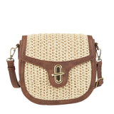 Ulrika Sweden laukku - punottu - satulalaukku - naisten laukut - IHANA Store