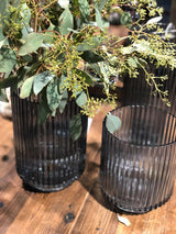 Wikholm Form lasivaasi - harmaa - sisustus - maljakot - koti - lifestyle - IHANA Store - kotimainen verkkokauppa