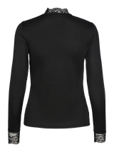 YAS Blace pitsipusero - musta - naisten paidat ja puserot - muoti - pukeutuminen - lifestyle - IHANA Store - verkkokauppa