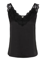 YAS Bliza pitsitoppi - musta - naisten muoti - pitsitopit - naisten vaatteet - IHANA Store - lifestyle - verkkokauppa