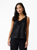 YAS Bliza pitsitoppi - musta - naisten muoti - pitsitopit - naisten vaatteet - IHANA Store - lifestyle - verkkokauppa